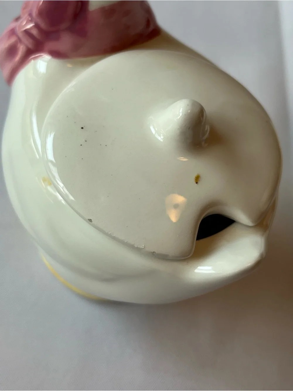 Vintage Ceramic Duck/Goose Creamer and Sugar Set By TSNY